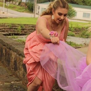 Pink Sherri Hill prom dress